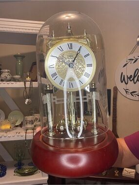 Timex Gold and Brown Decorative Anniversary Wall Clock. * Never Used*